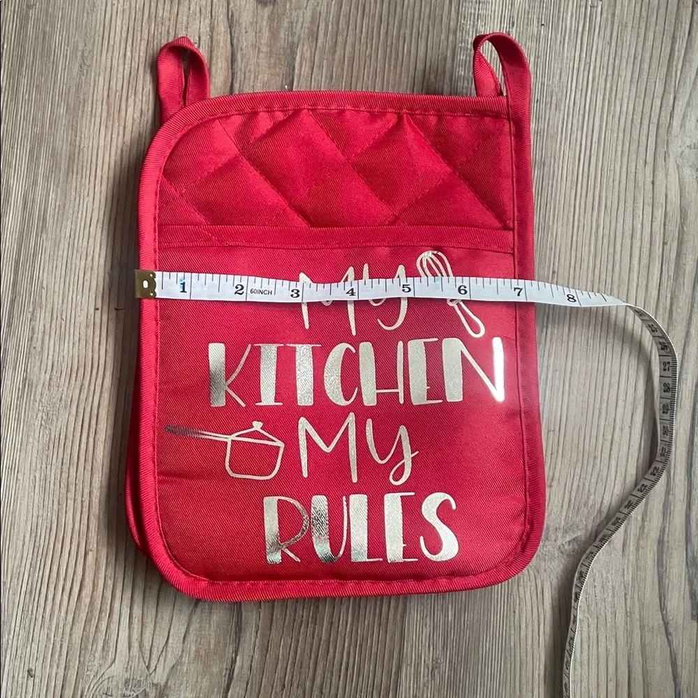 Red Kitchen Pot Holders Set
